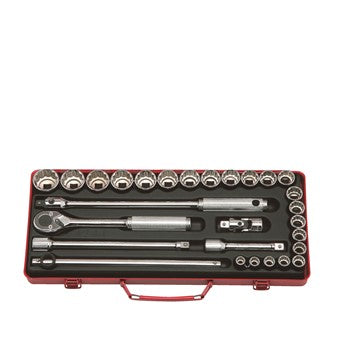 Koken 4241M Socket Set 12pt 28pc 1/2"Dr 10-32mm