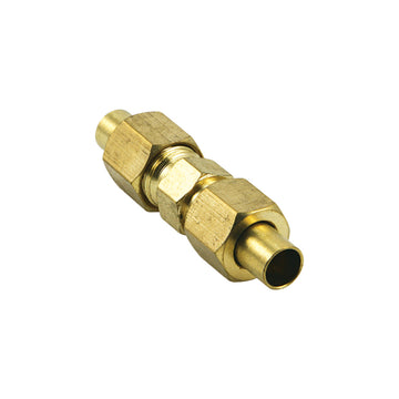5/16in BSP brass double union solder-on fitting