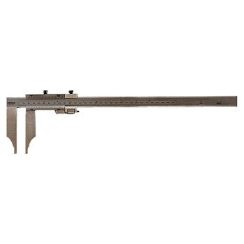 Mitutoyo Long Jaw Vernier 20"/500mm x .001" / 0.02mm with 200mm Jaws | Hobeca