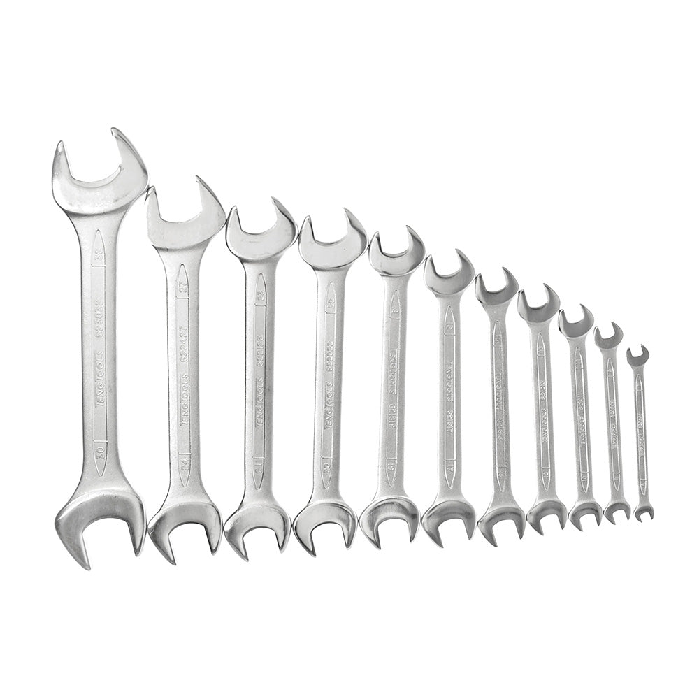 Teng 11Pc Double Open End Spanner Set (MM) | ISL
