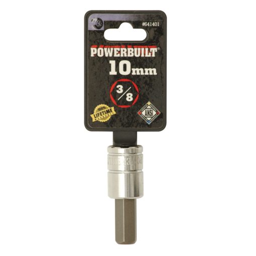 Powerbuilt 3/8″ Dr x 10mm Male Hex Socket