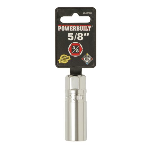 Powerbuilt 3/8″ Dr x 13/16”  Spark Plug Socket
