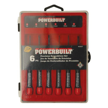 Powerbuilt 6pc Precision Screwdriver Set | Alltrade