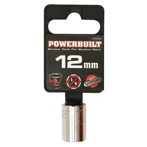 Powerbuilt 1/4″ Dr x 12mm  Socket
