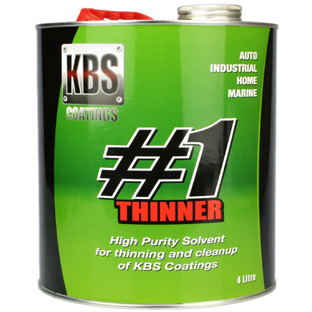 Kbs #1 Thinner High Purity Solvent 4 Litre | Formula