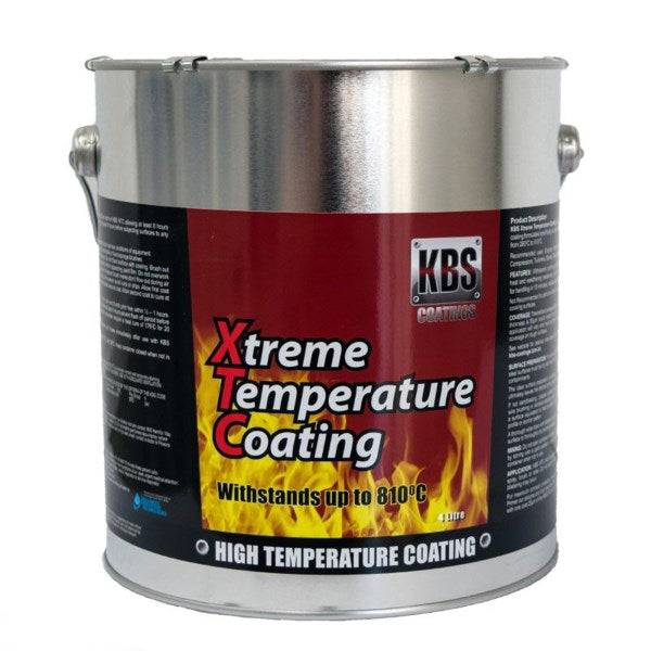 High Temp Clear Coat KBS Coatings 65302 Jet Black Xtreme