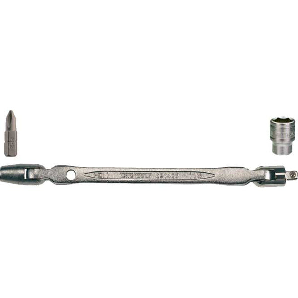 Teng 1/4in Dr. x 1/4in Hex Dr. Bi-Flex Wrench | ISL