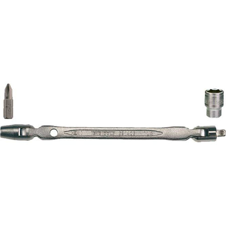 Teng 1/4in Dr. x 1/4in Hex Dr. Bi-Flex Wrench | ISL