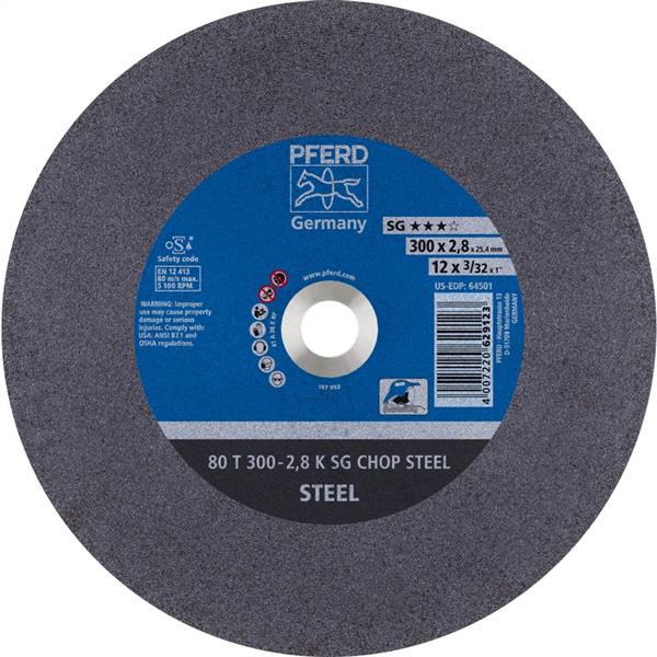 Pferd General Purpose Cut Off Disc 80T 300x2.8mm A36 KSG CHOP