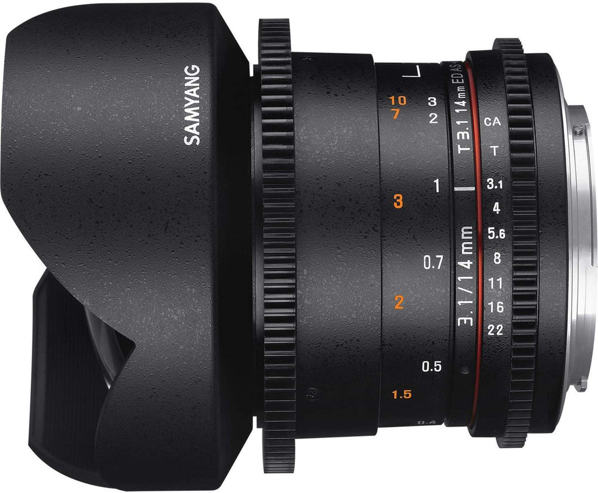 Samyang Lens 14mm T3.1 Mf Vdslr Cine Ed As If Umc Ii Canon Ef | Formula