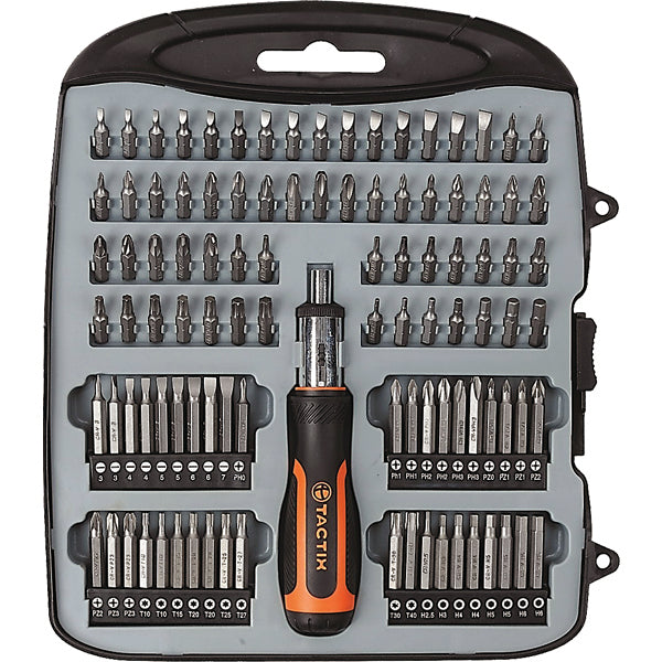 Tactix 103pc Ratchet Driver & Bits Set | ISL