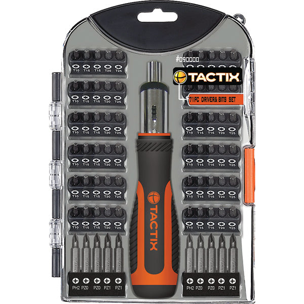 Tactix 71pc Ratchet Driver & Bits Set | ISL