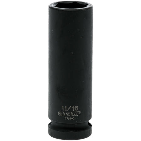 Teng 1/2in Dr. Deep Impact Socket 11/16in | ISL