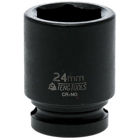 Teng 1/2in Dr. Impact Socket 24mm DIN | ISL