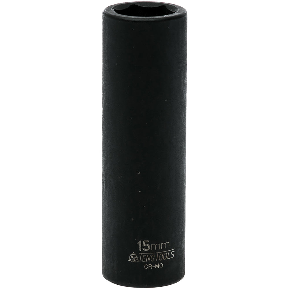 Teng 1/2in Dr. Deep Impact Socket 15mm ANSI | ISL
