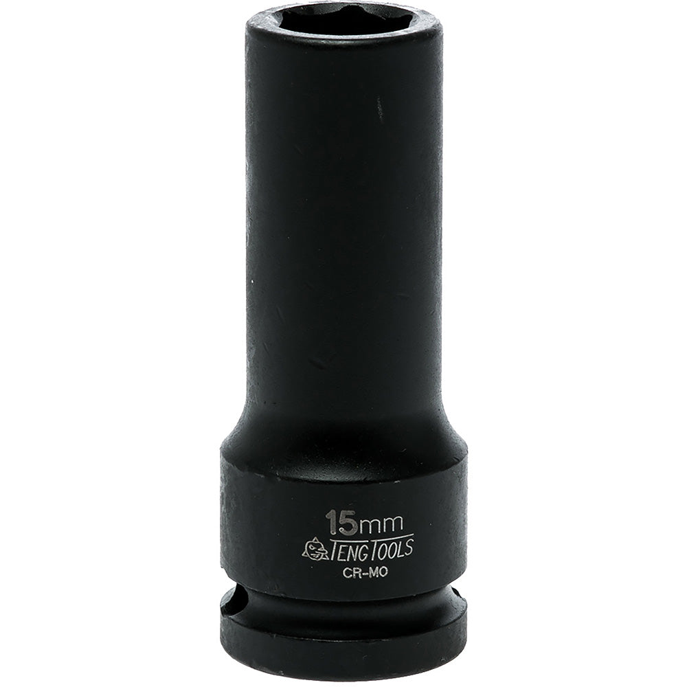 Teng 1/2in Dr. Deep Impact Socket 15mm DIN | ISL