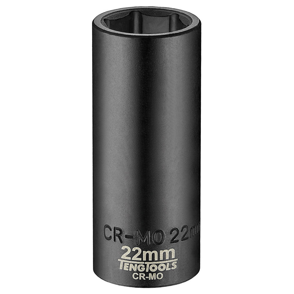 Teng 1/2in Dr. Deep Impact Socket 22mm ANSI | ISL