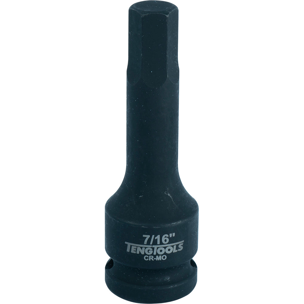 Teng 1/2in Dr. Hex Bit Impact Socket 7/16 | ISL