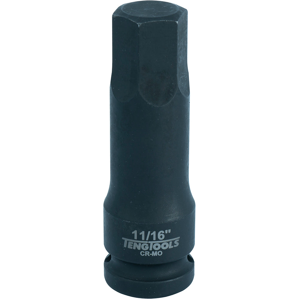 Teng 1/2in Dr. Hex Bit Impact Socket 11/16 | ISL