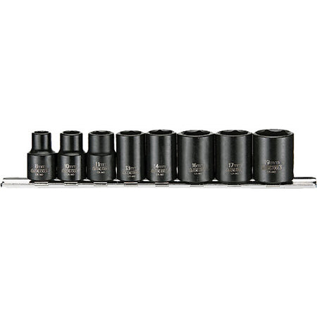 Teng 8pc 3/8in Dr. Reg Impact Skt Set 8-19mm | ISL