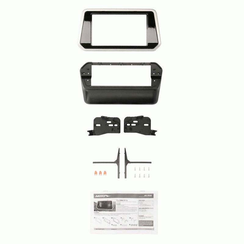 Fitting Kit Nissan Sentra 2020 - Up Double Din (Gloss Black / Silver Trim) | Formula