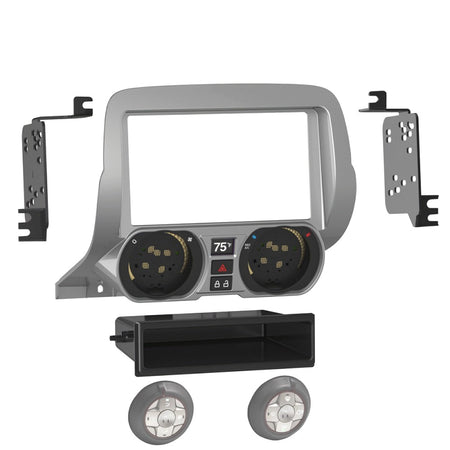 Fitting Kit Chevrolet Camaro 2010 - 2015 Din & Double Din (Silver) | Formula