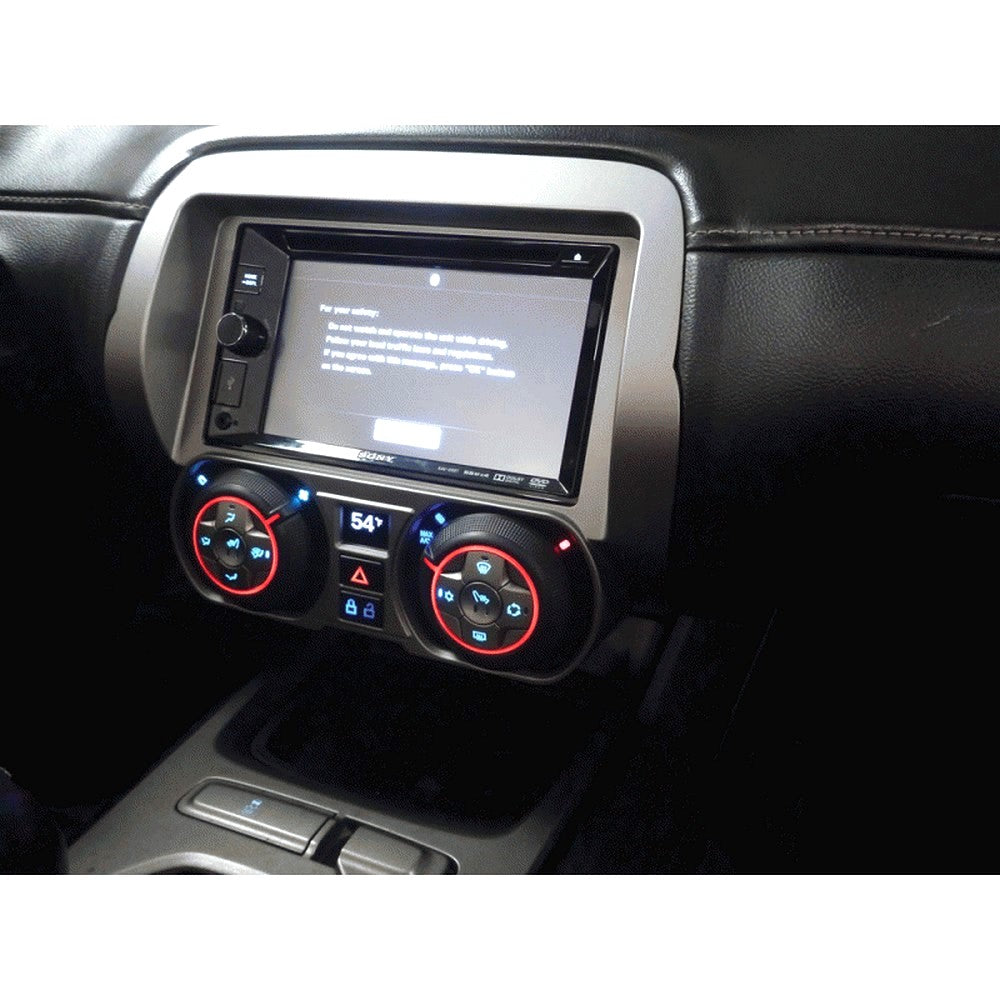 Fitting Kit Chevrolet Camaro 2010 - 2015 Din & Double Din (Silver) | Formula