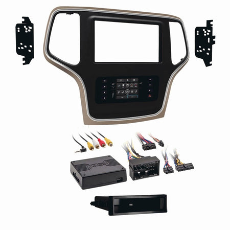 Fitting Kit Jeep Grand Cherokee 2014 - 2017 Din & Double Din (Bronze Trim) | Formula