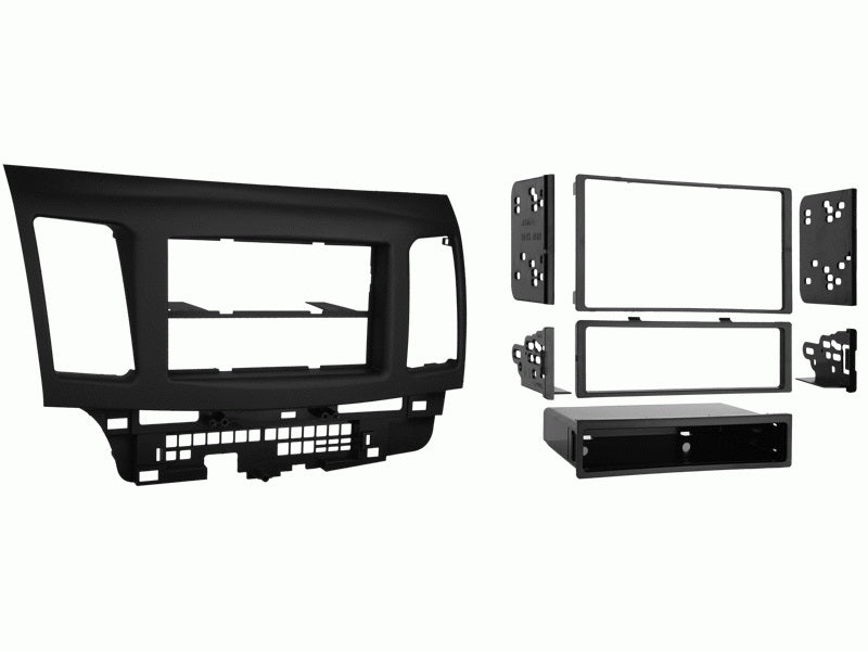 Fitting Kit Mitsubishi Lancer , Galant 2007 - 2017 Din & Double Din (Black)