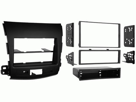 Fitting Kit Mitsubishi Outlander 2005 - 2013 Din & Double Din (Textured Black) | Formula