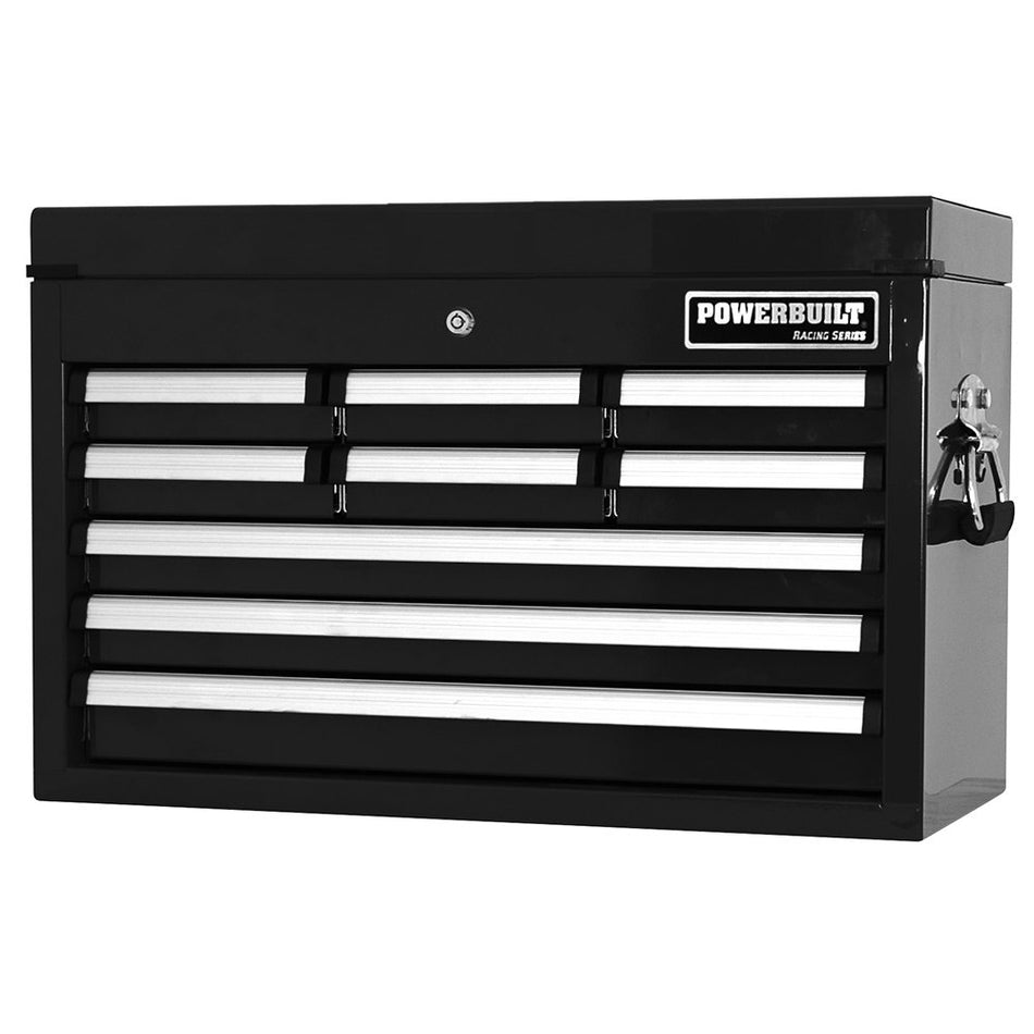 Powerbuilt 9 Drawer Tool Chest – Racing Series Black