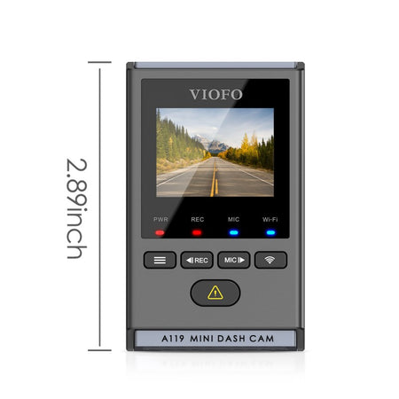 Viofo Dashcam A119mini-G 2k 1440p 60fps 5ghz Wifi + Gps | Formula