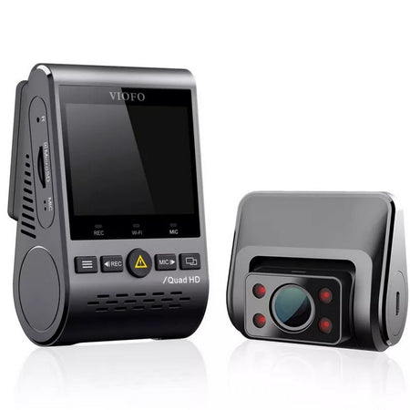 A129 Plus Duo Ir Front And Interior Dual Dash Cam With Gps & 2.4ghz Wi-Fi & Gps & Quad Hd 1440p+1080 | Formula