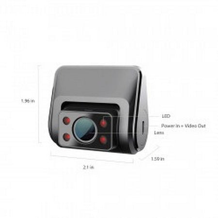 A129 Plus Duo Ir Front And Interior Dual Dash Cam With Gps & 2.4ghz Wi-Fi & Gps & Quad Hd 1440p+1080 | Formula