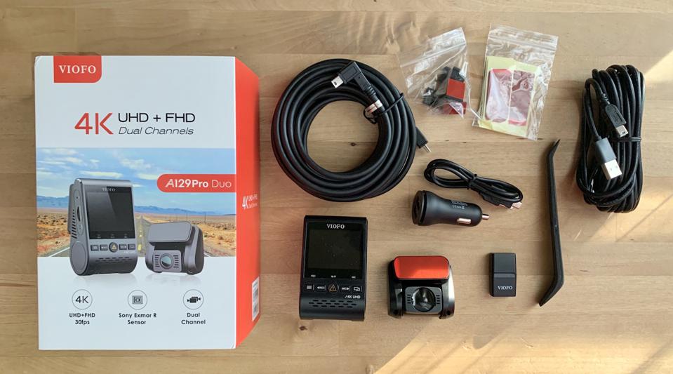 Viofo Dashcam 4k A129 Pro Duo Front + Hd 1080p Rear Dual Wifi Gps | Formula