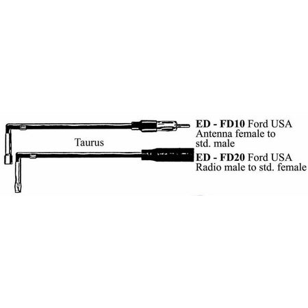 Aerial Adapter Lead Ford Usa Male To Std Female | Formula