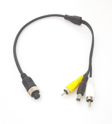 4-pin female to RCA male camera adaptor