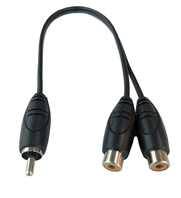Rca Male Plug To 2 X Rca Female Sockets With 300mm Lead | Formula