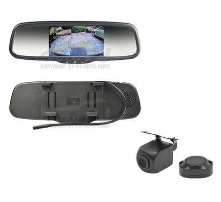 Avs 5" Ahd Clip On Rear View Mirror With Ai Reverse Camera | Formula