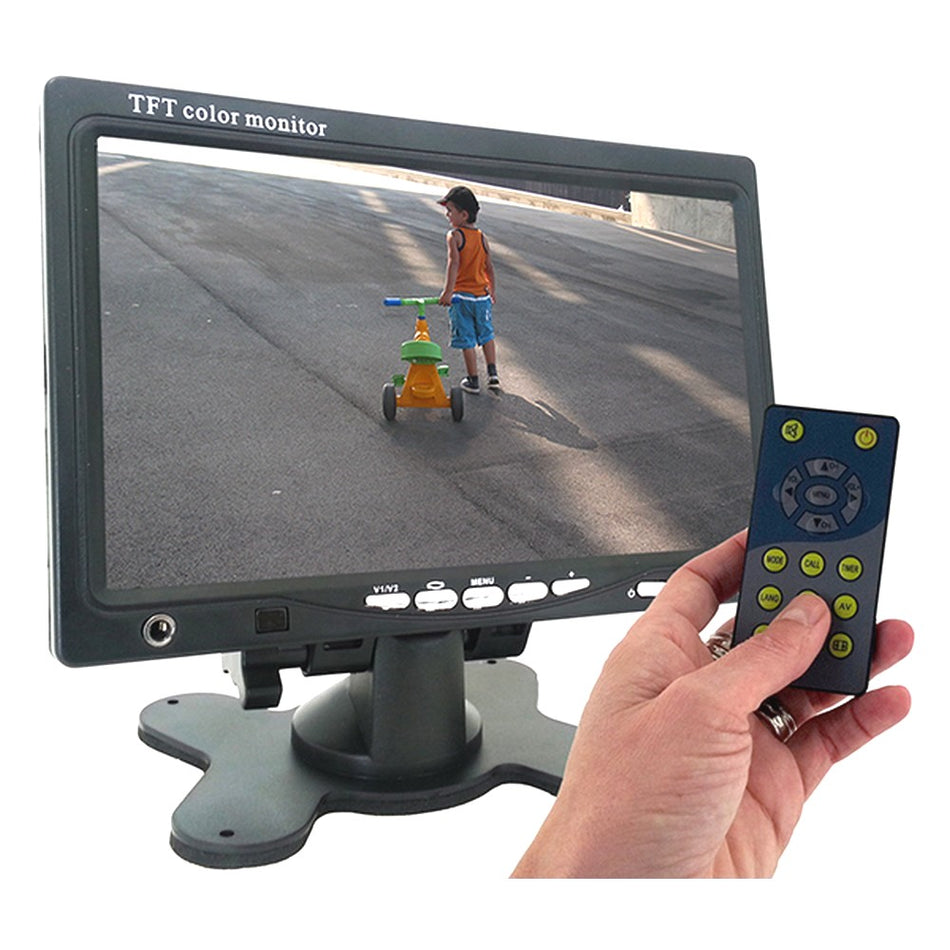 Avs 7" Bracket Or Flush Mount Rca 12 Volt Lcd Monitor | Formula