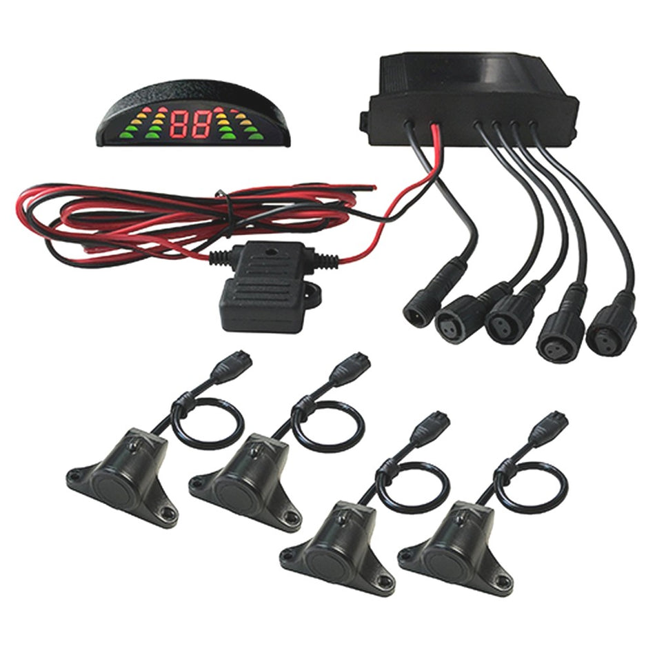 Heavy Duty 4 X Waterproof Rear Sensor Set With Buzzer Display | Formula