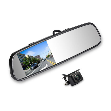 4" Autoview Mirror Kit Clip On With Camera | Formula