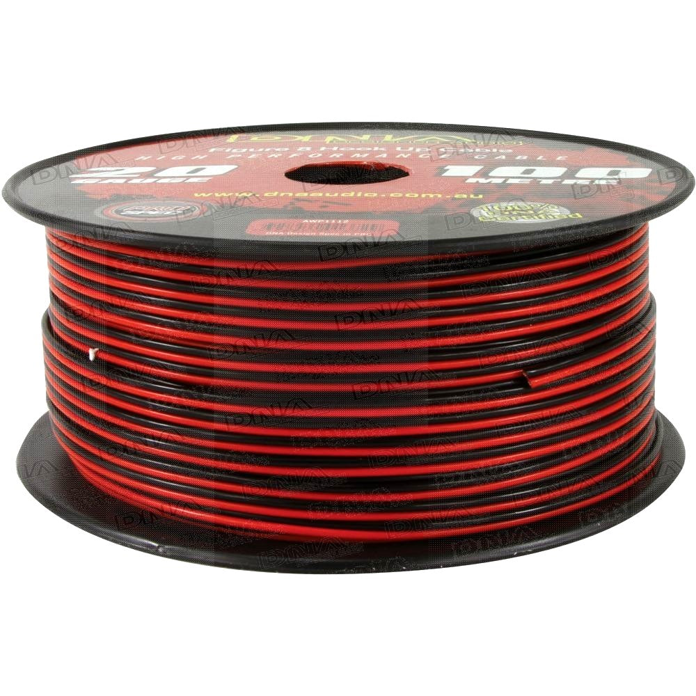 Dna Cable 20 Gauge Red/Black 2 Core Power / Speaker Cable 100mtr | Formula