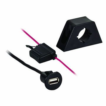 Metra USB charging lead with under-dash mount bracket