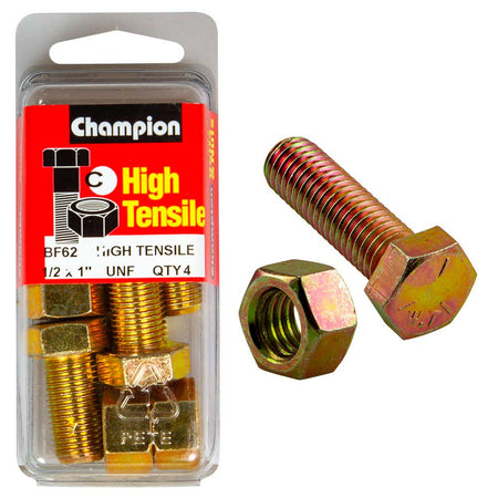 Champion 1 x 1/2in Set Screw & Nut (C) - GR5 | ISL
