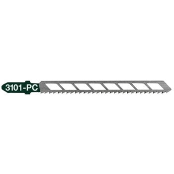 MPS 3101-PC Jigsaw Blade - Wood 10TPI UPCUT Straight 100mm Euro T Shank (Low Friction) 2pc pack
