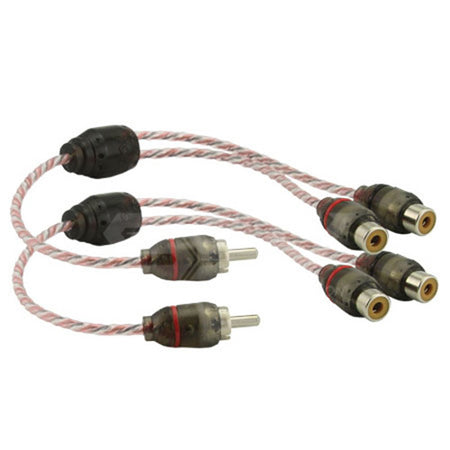 Dna Pro Spec Rca Y-Lead 1x Male Rca To 2x Female Rca Red (Pair) | Formula