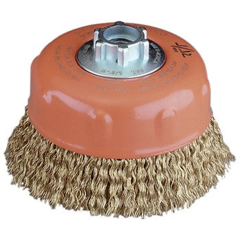 Jaz Cup Brush High Performance 100mm x 30mm x 0.23mm - M14 x 2 - Cable Crimped Wire (BRUC-100H) | Hobeca