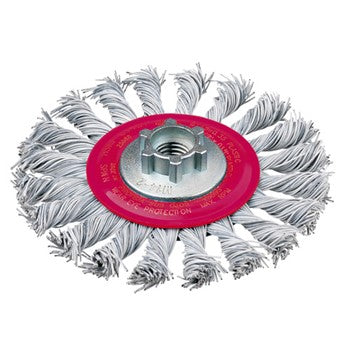 Jaz Wire Wheel High Speed Twist Knot 115mm x 26mm - M14 x 2 - Laminated Wire (BRUH-115L) | Hobeca