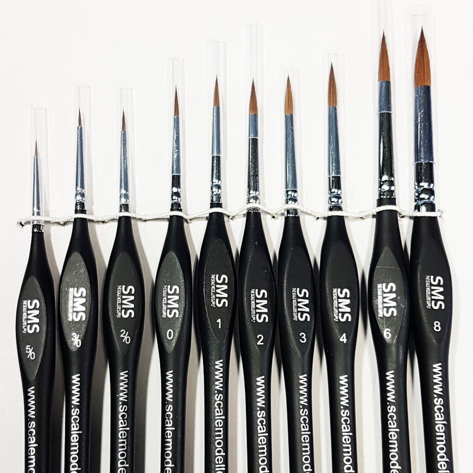 Scale Modellers Supply Brush Set (Sable) 10 Pcs | Formula